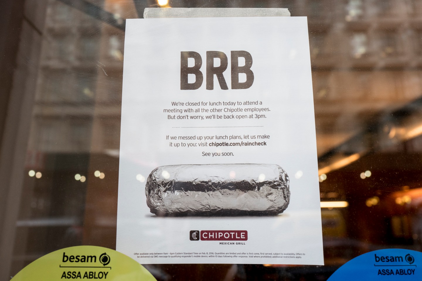 Chipotle To Close Restaurants For Few Hours For Food Safety Meeting