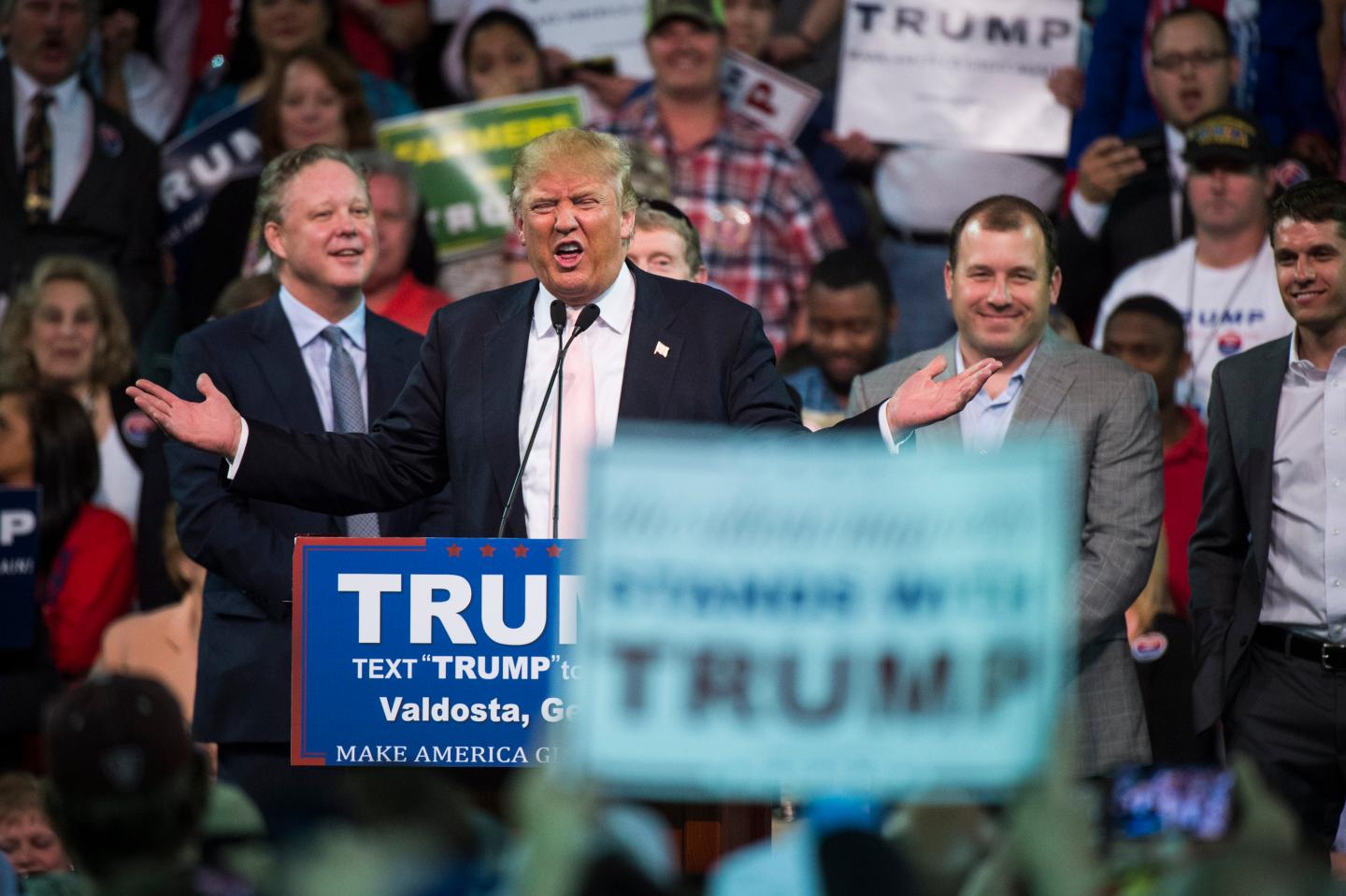 Donald Trump in Georgia.