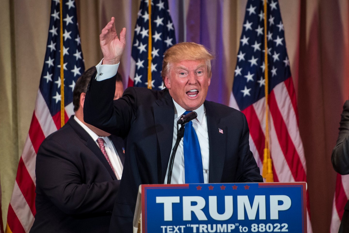 Donald Trump in Palm Beach, Florida.