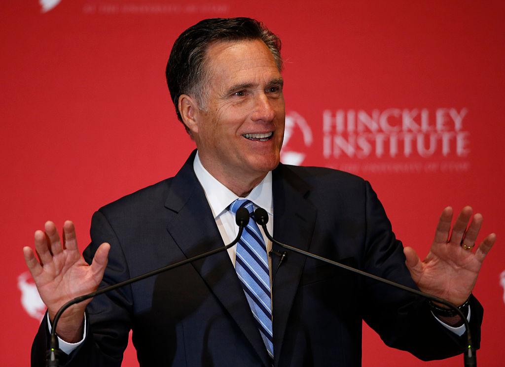 Mitt Romney Delivers Speech On State Of 2016 GOP Presidential Race