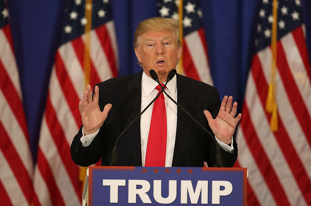 Donald Trump Holds News Conference In Jupiter, Florida