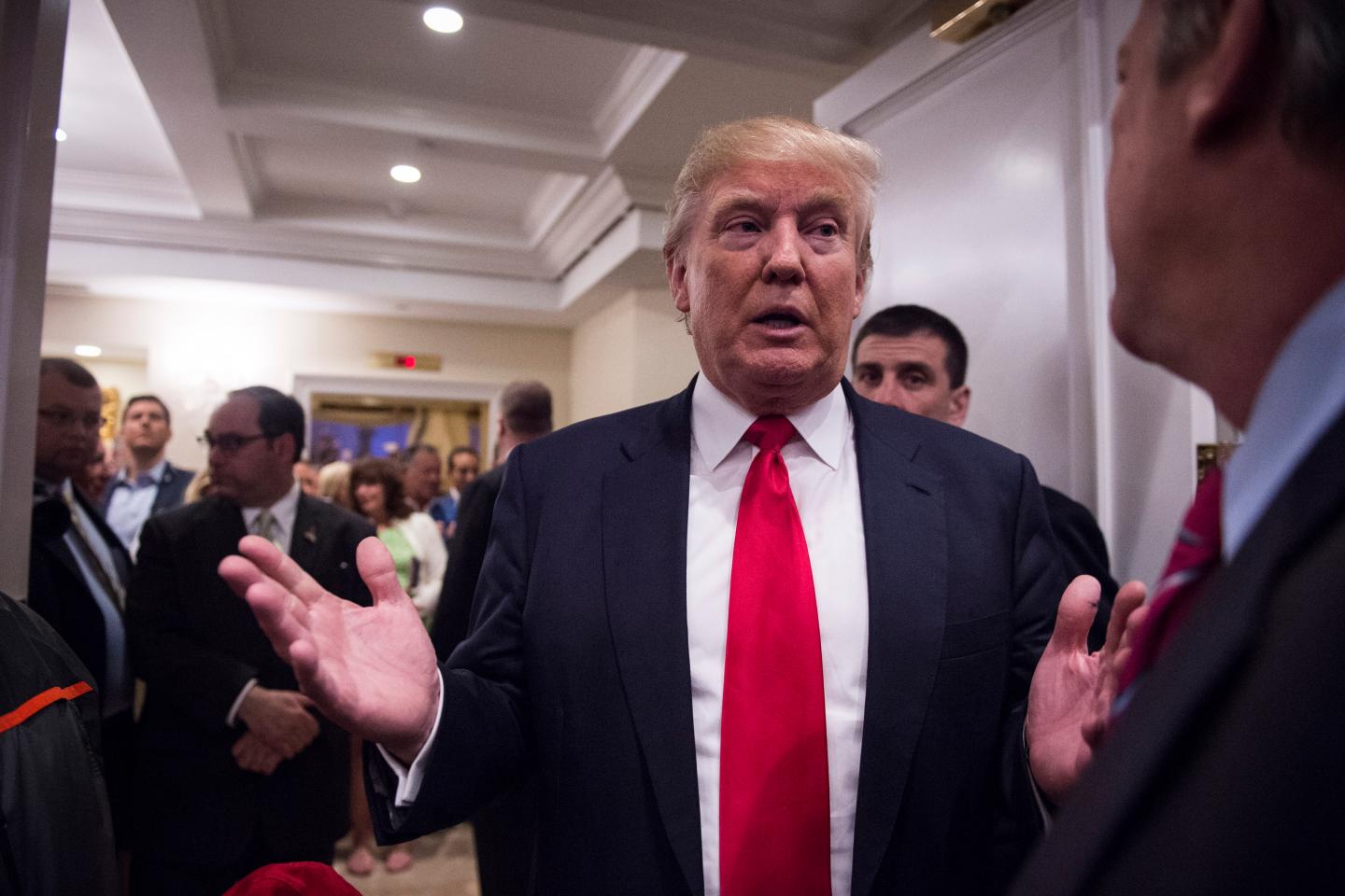 Donald Trump in Jupiter, Florida.