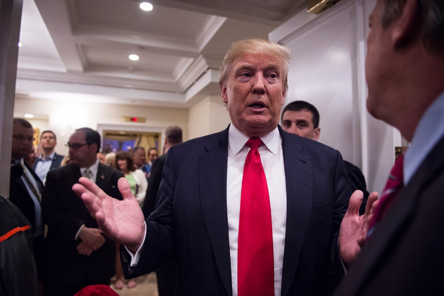 Donald Trump in Jupiter, Florida.