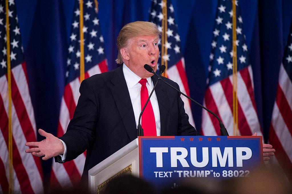 Donald Trump in Jupiter, Florida.