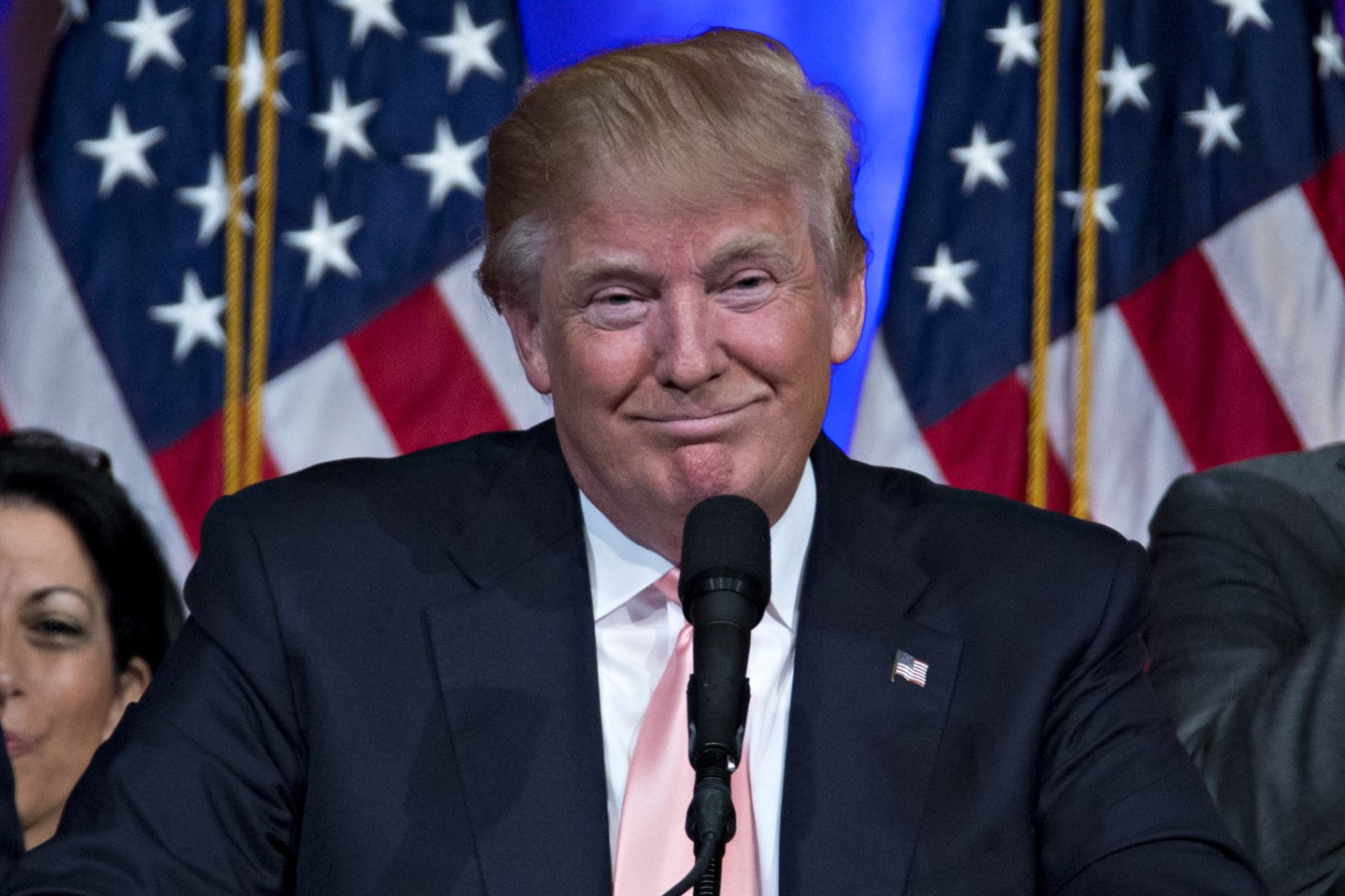 Presidential Candidate Donald Trump Holds Election Night News Conference