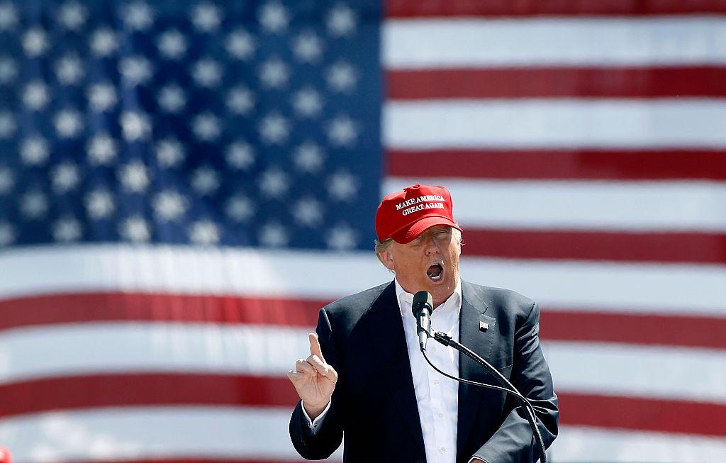 Republican Presidential Candidate Donald Trump Holds Rally In Phoenix