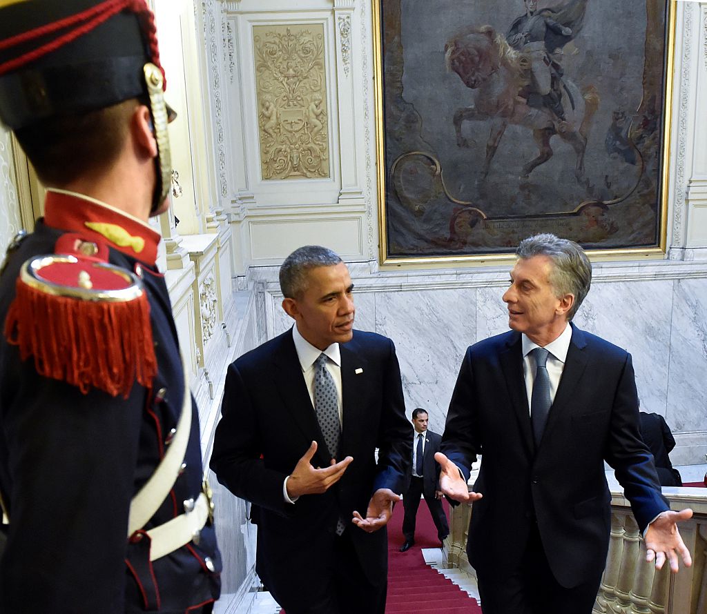 US President Obama in Argentina