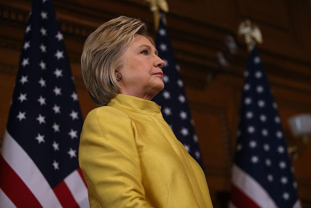 Hillary Clinton Delivers Counterterrorism Speech At Stanford University