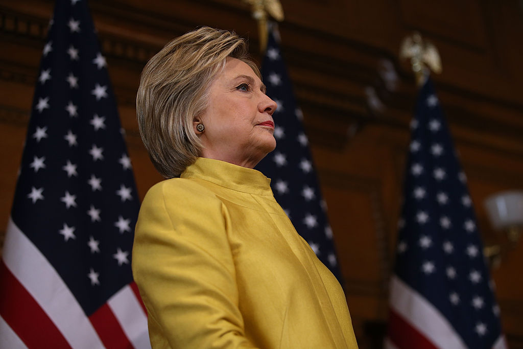 Hillary Clinton Delivers Counterterrorism Speech At Stanford University