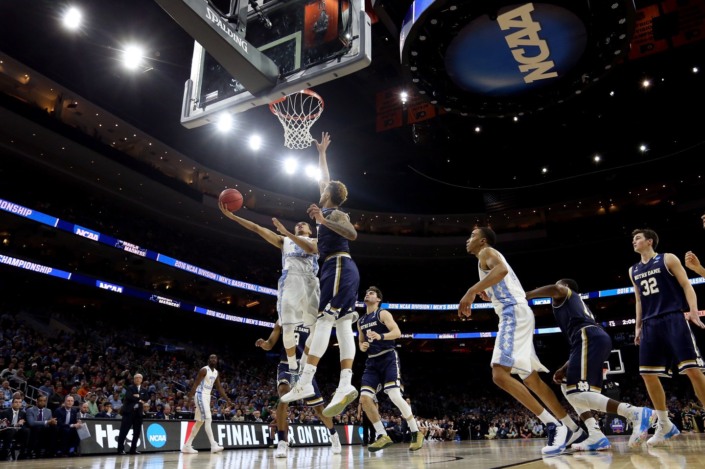 NCAA Basketball Tournament - East Regional - Notre Dame v North Carolina