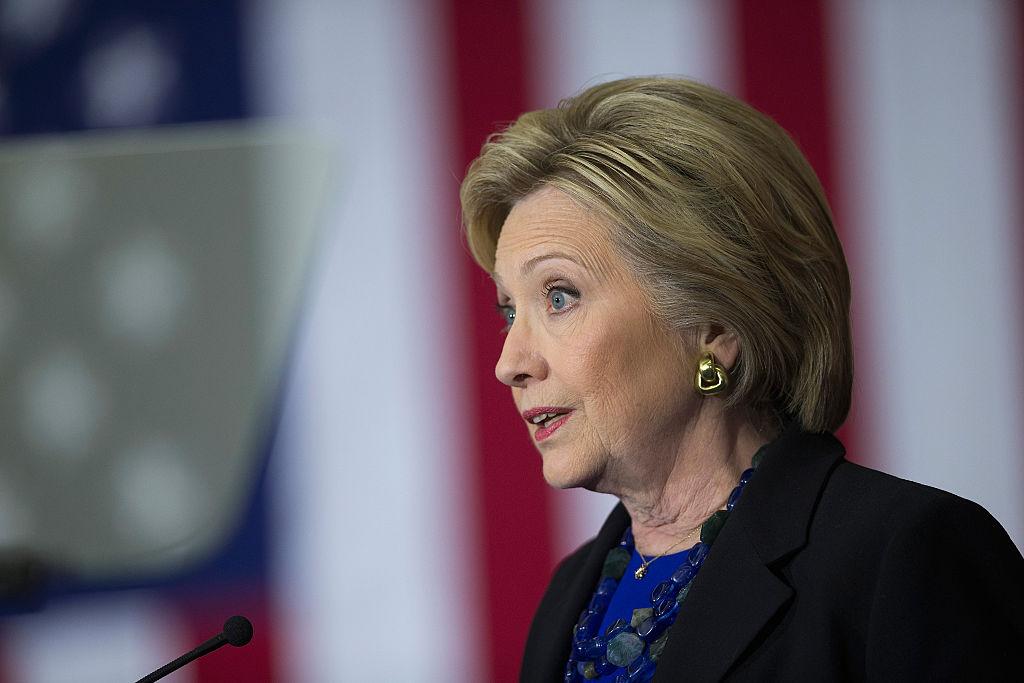 Hillary Clinton Campaigns In Madison, Wisconsin