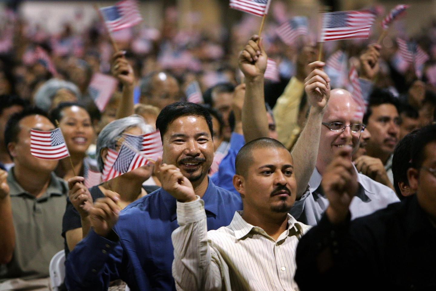 Thousands Become Citizens At Naturalization Ceremony