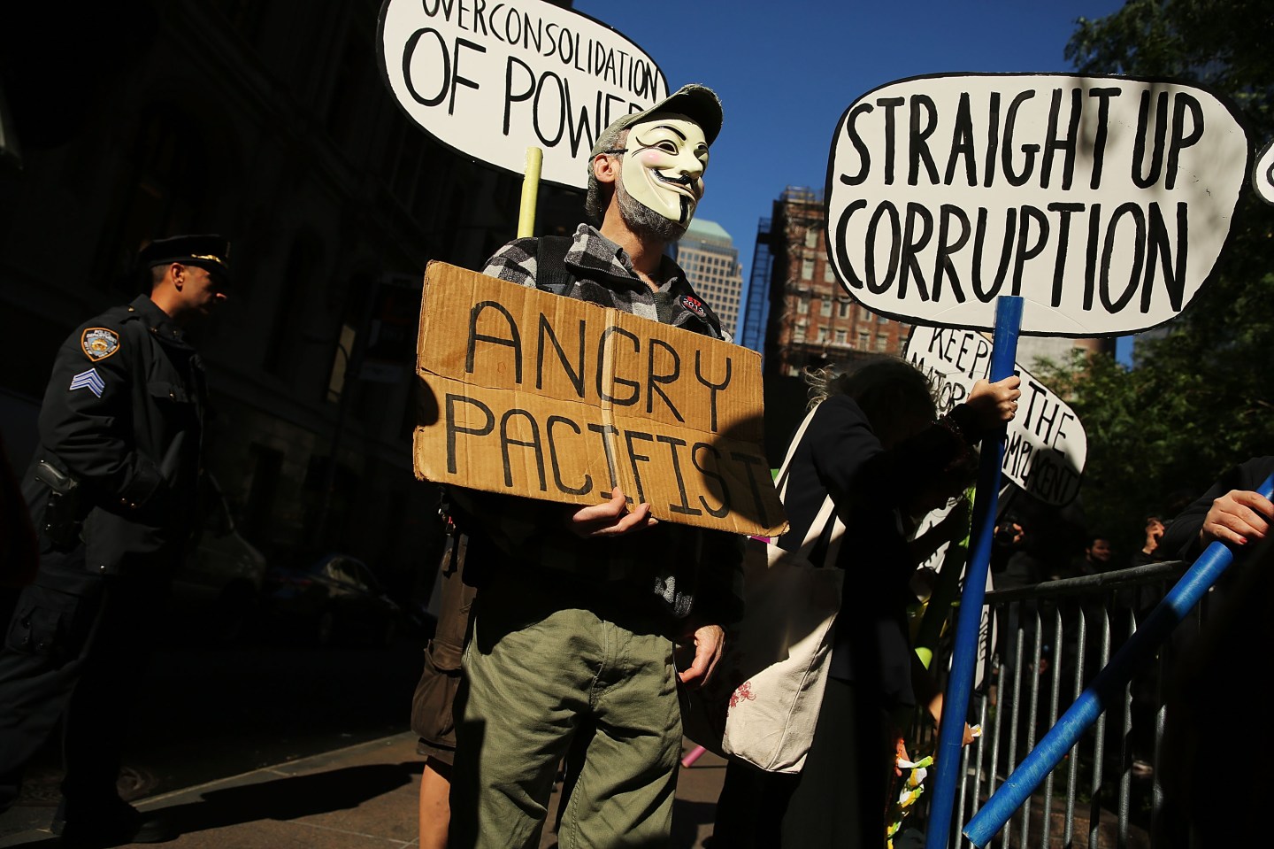 Occupy Wall Street Activists Mark 2 Year Anniversary Of Movement