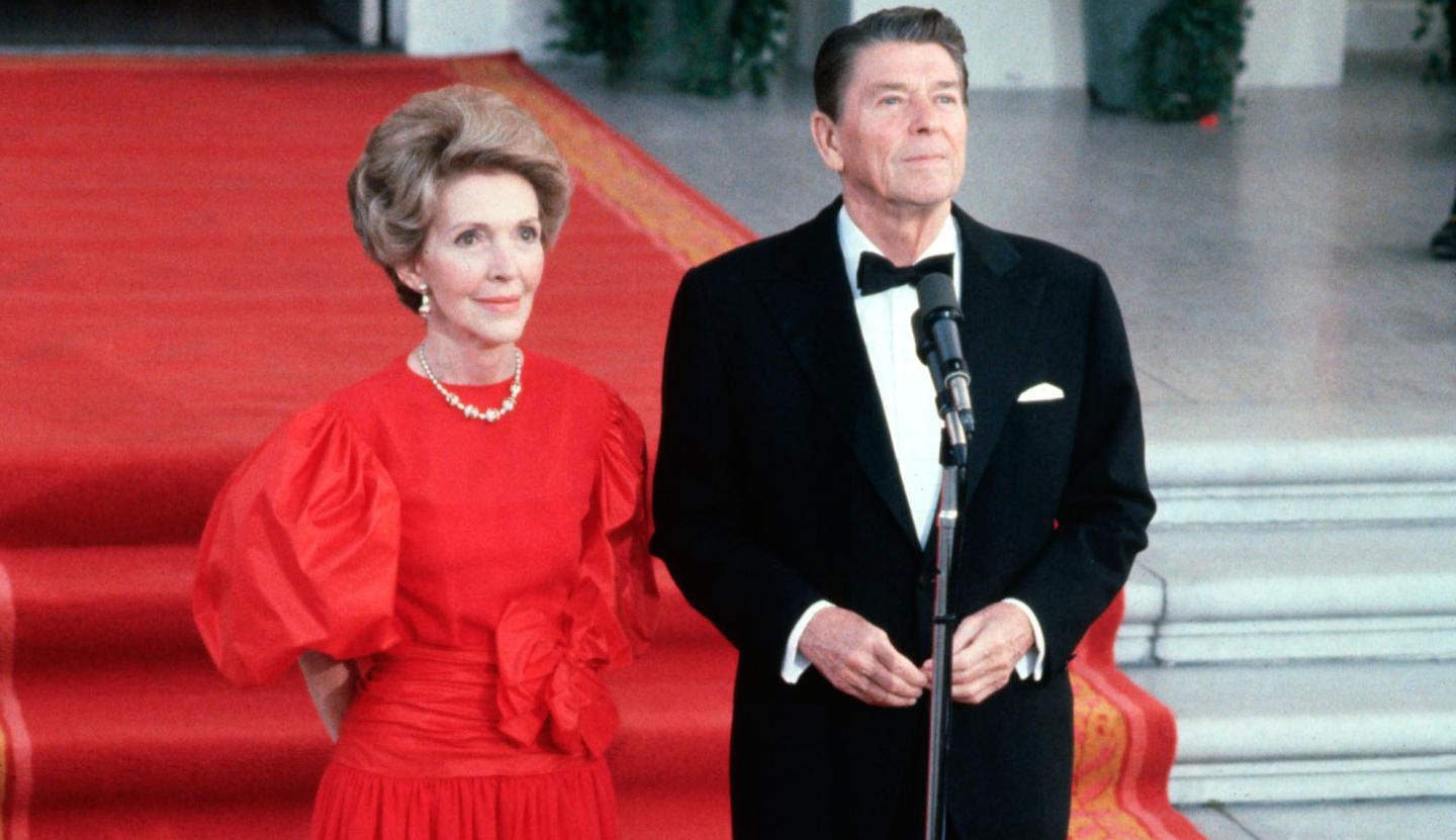 Nancy Reagan Ronald Reagan 1981