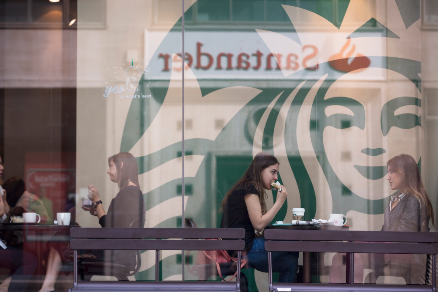 Operations Inside A Starbucks Corp. Coffee Shop
