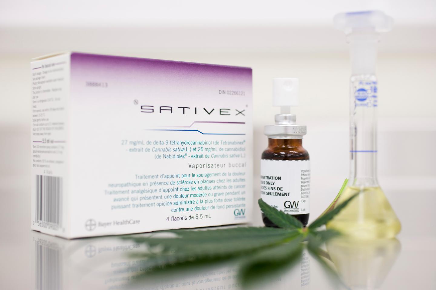 Sativex is a cannibanoid medecine manufactured by GW Pharmaceuticals.