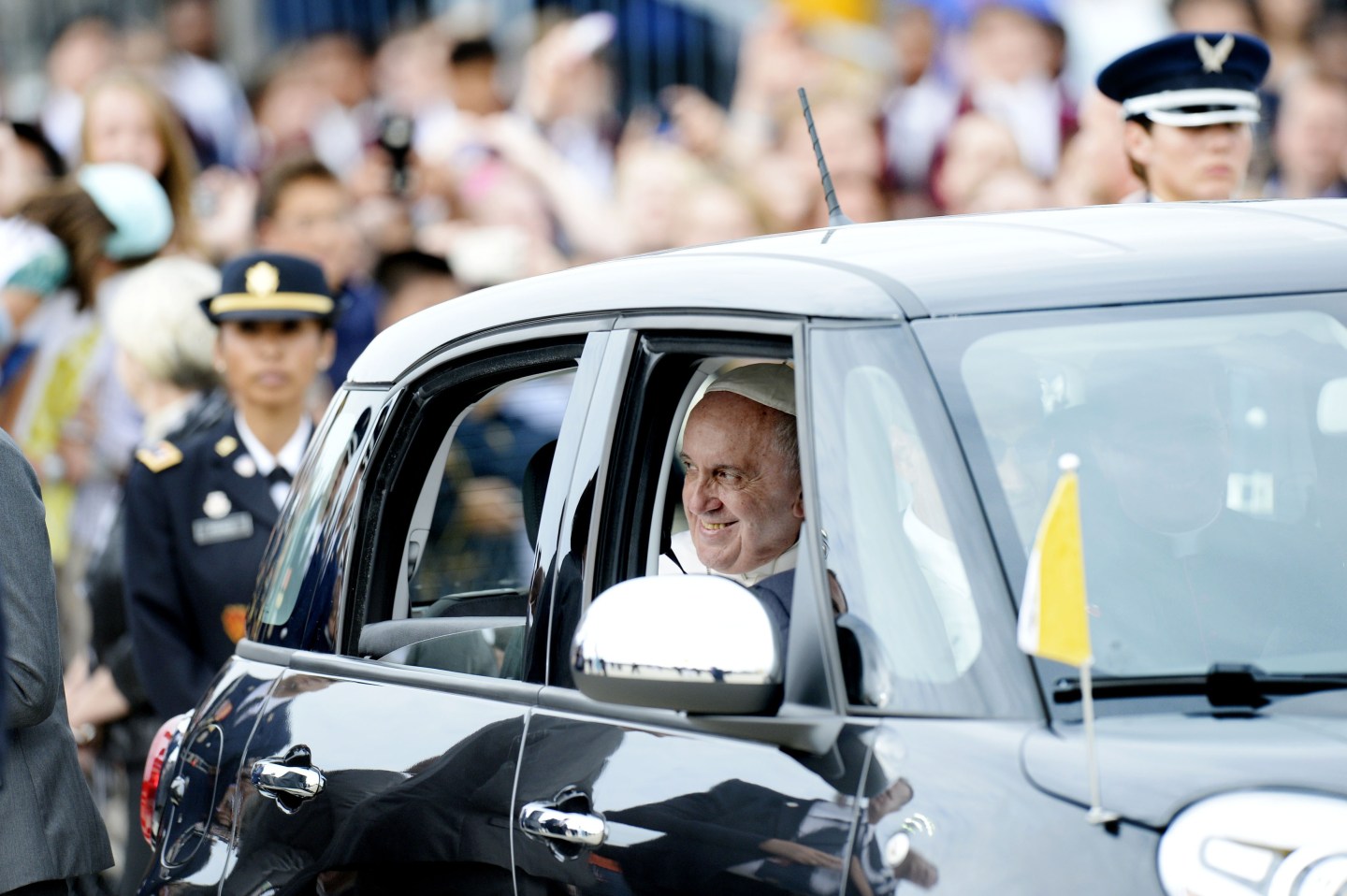 Pope Francis Arrives From Cuba For Visit To D.C., New York, And Philadelphia