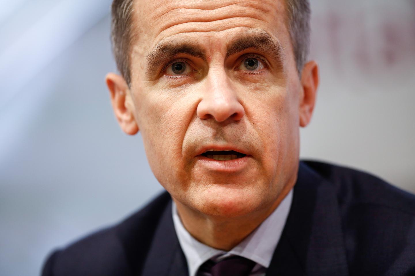 Bank of England Governor Mark Carney Presents The Quarterly Inflation Report At A News Conference