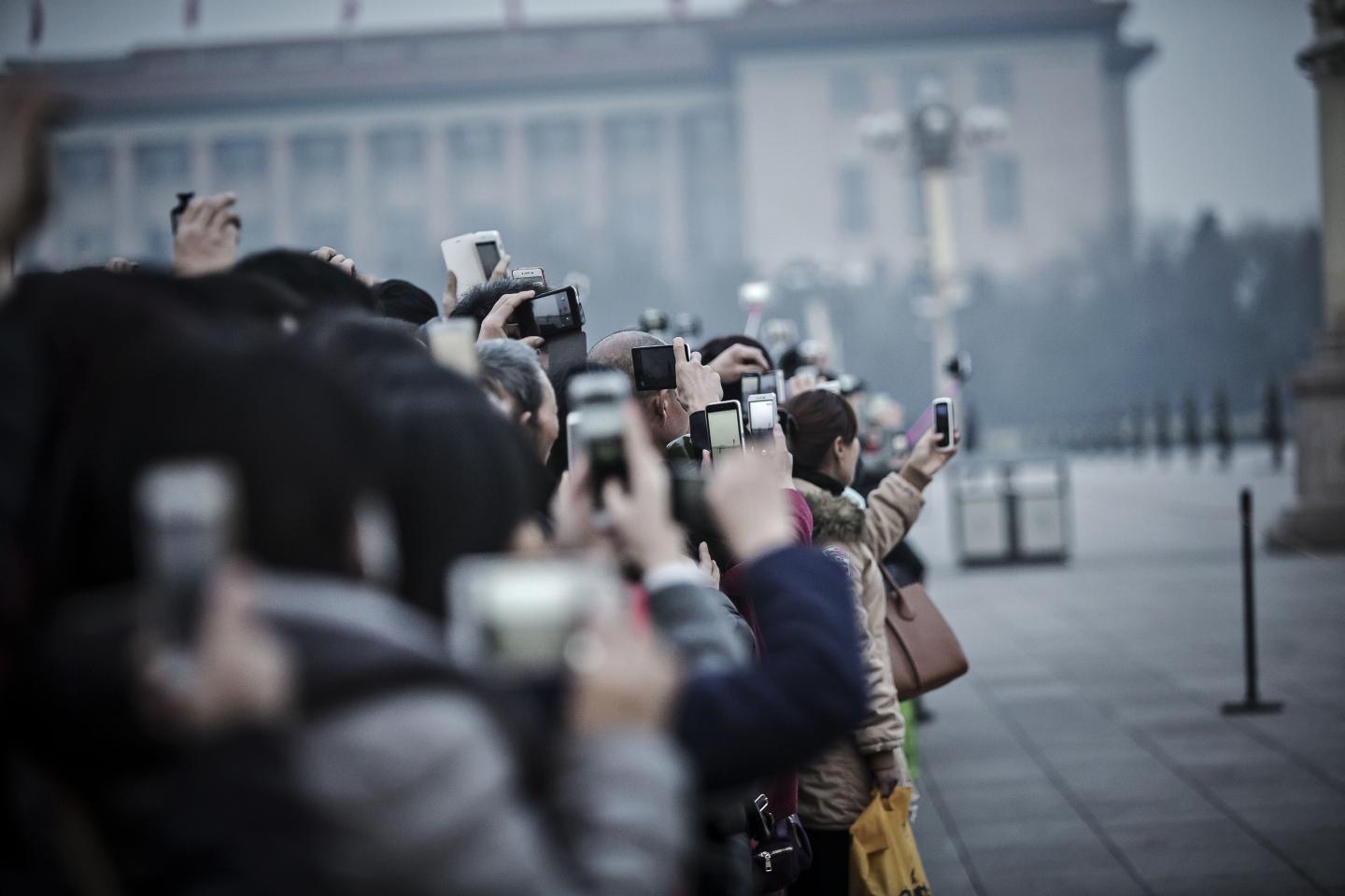 General Economy And Views Of Tiananmen Gate Ahead Of China's National People's Congress