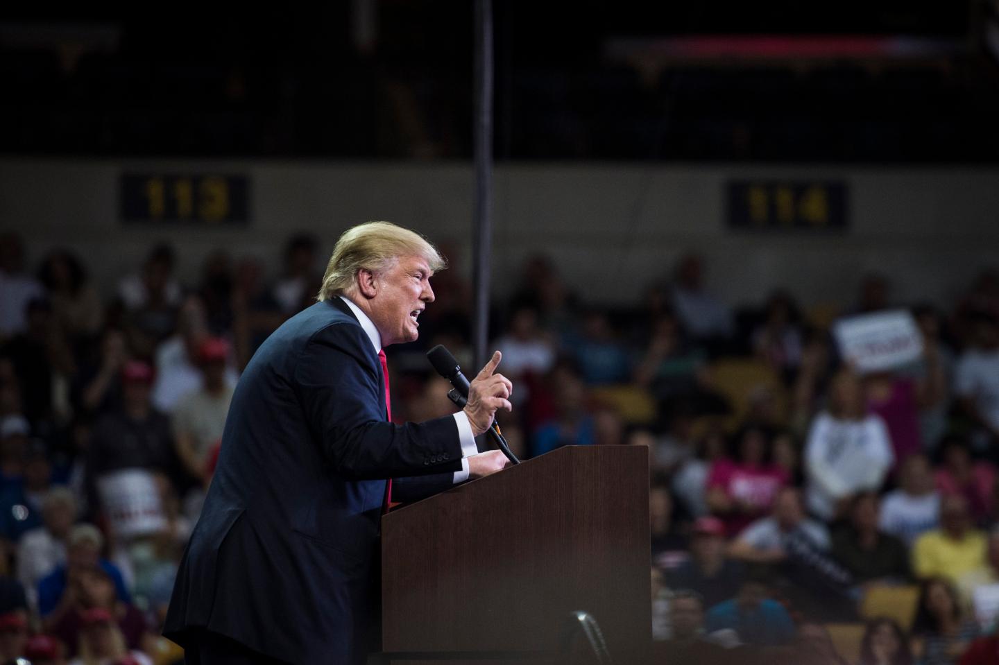 Donald Trump in Orlando, Florida.
