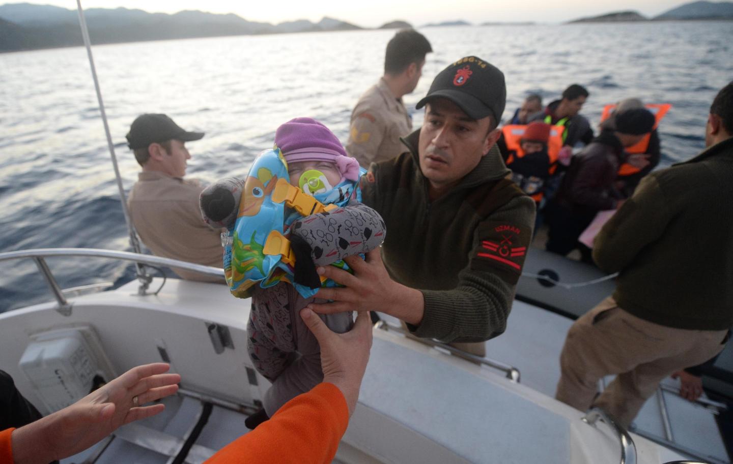 Turkey Rescues 174 refugees in Turkey's Antalya