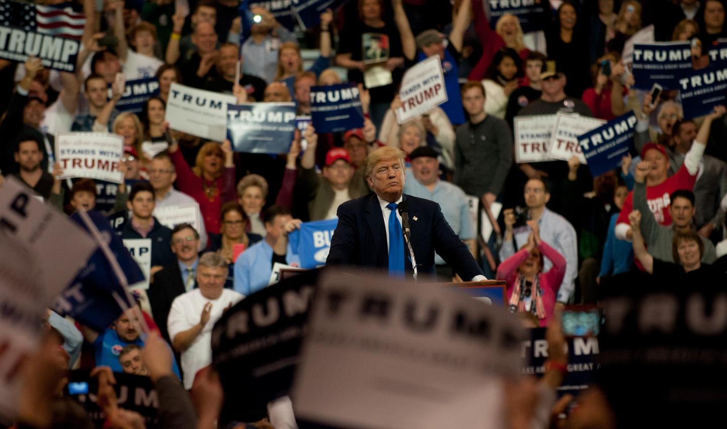 GOP Candidate Presidential Donald Trump Holds Rally In Cleveland
