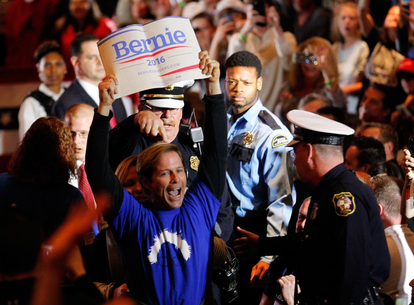 Christopher Bales, Sanders Supporter