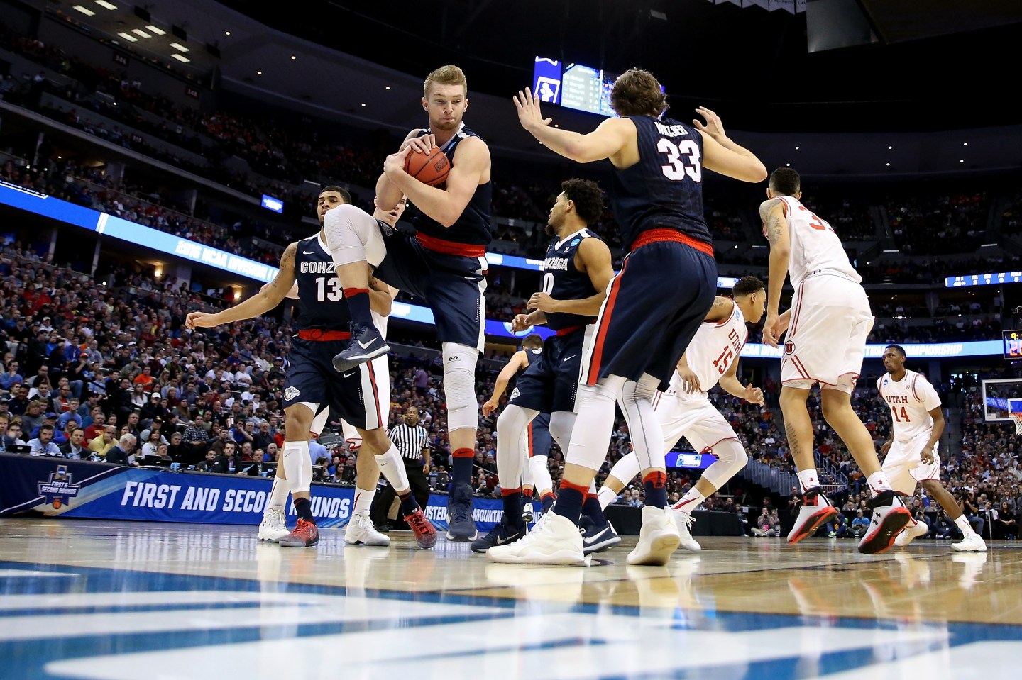 NCAA Basketball Tournament - Second Round - Gonzaga v Utah