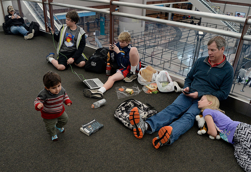 Denver International Airport Blizzard