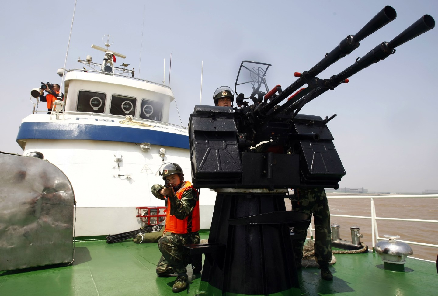 Security Drills Held In Preperation For Shanghai Expo