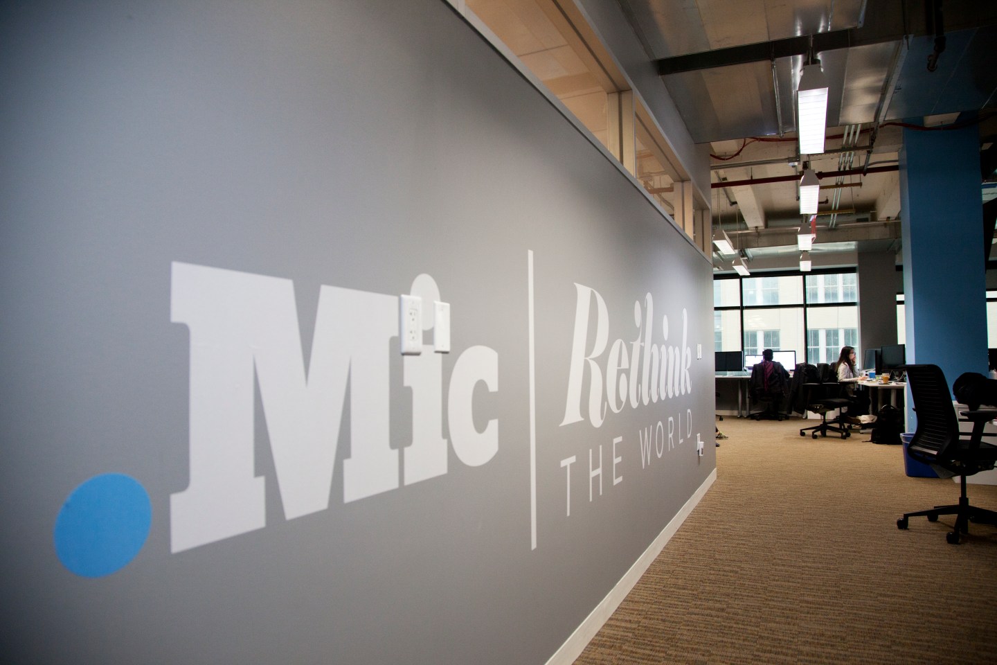 photos of Chris Altchek and the Mic.com offices for The Atlantic