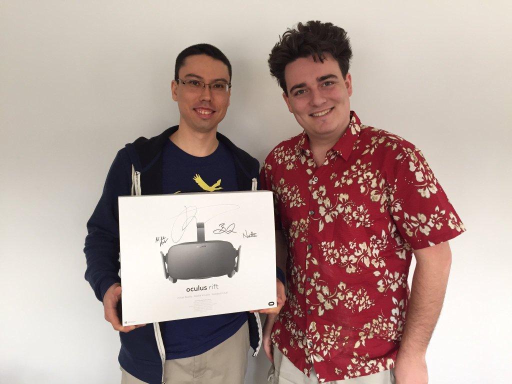 Oculus Founder Hand Delivers First Rift