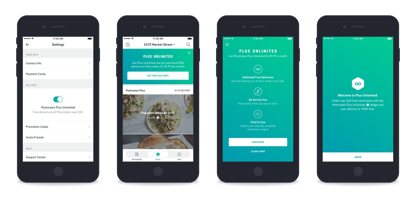 Postmates Debuts Its Own Amazon Prime-like Club For Unlimited Orders