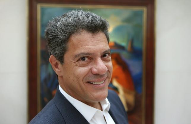 File photo of former Vale CEO Roger Agnelli posing for a photograph during an interview with Reuters in London