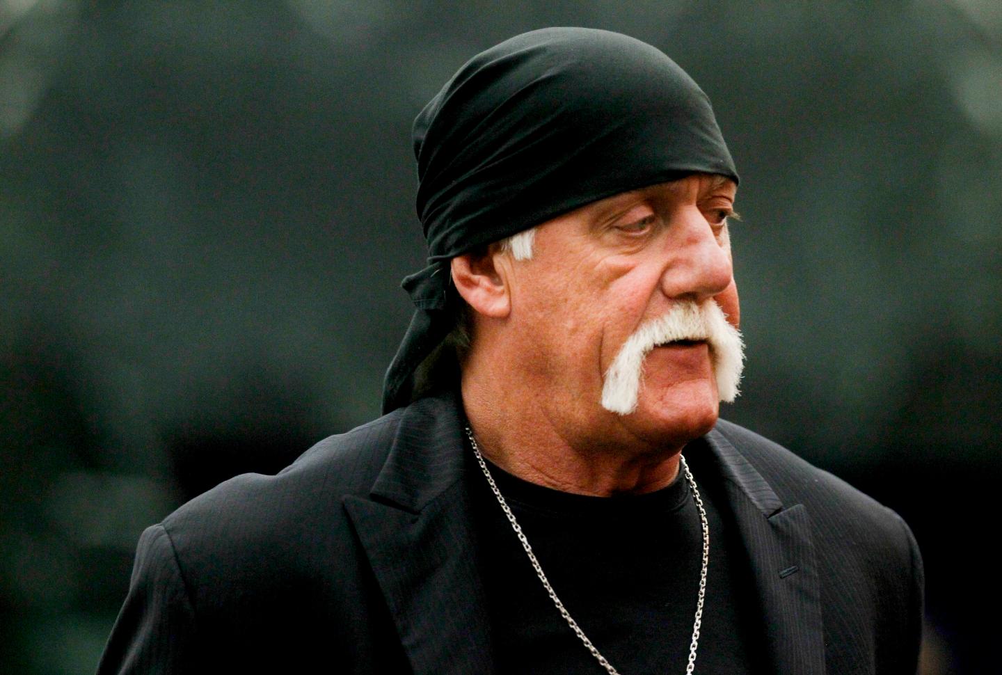 Terry Bollea, aka Hulk Hogan, arrives for his trial against Gawker Media, in St Petersburg, Florida
