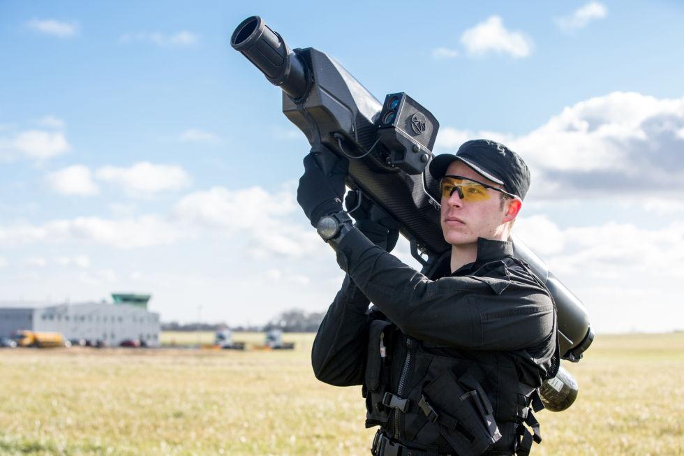 This Anti-Drone Bazooka Knocks Offending Aircraft Out of the Sky