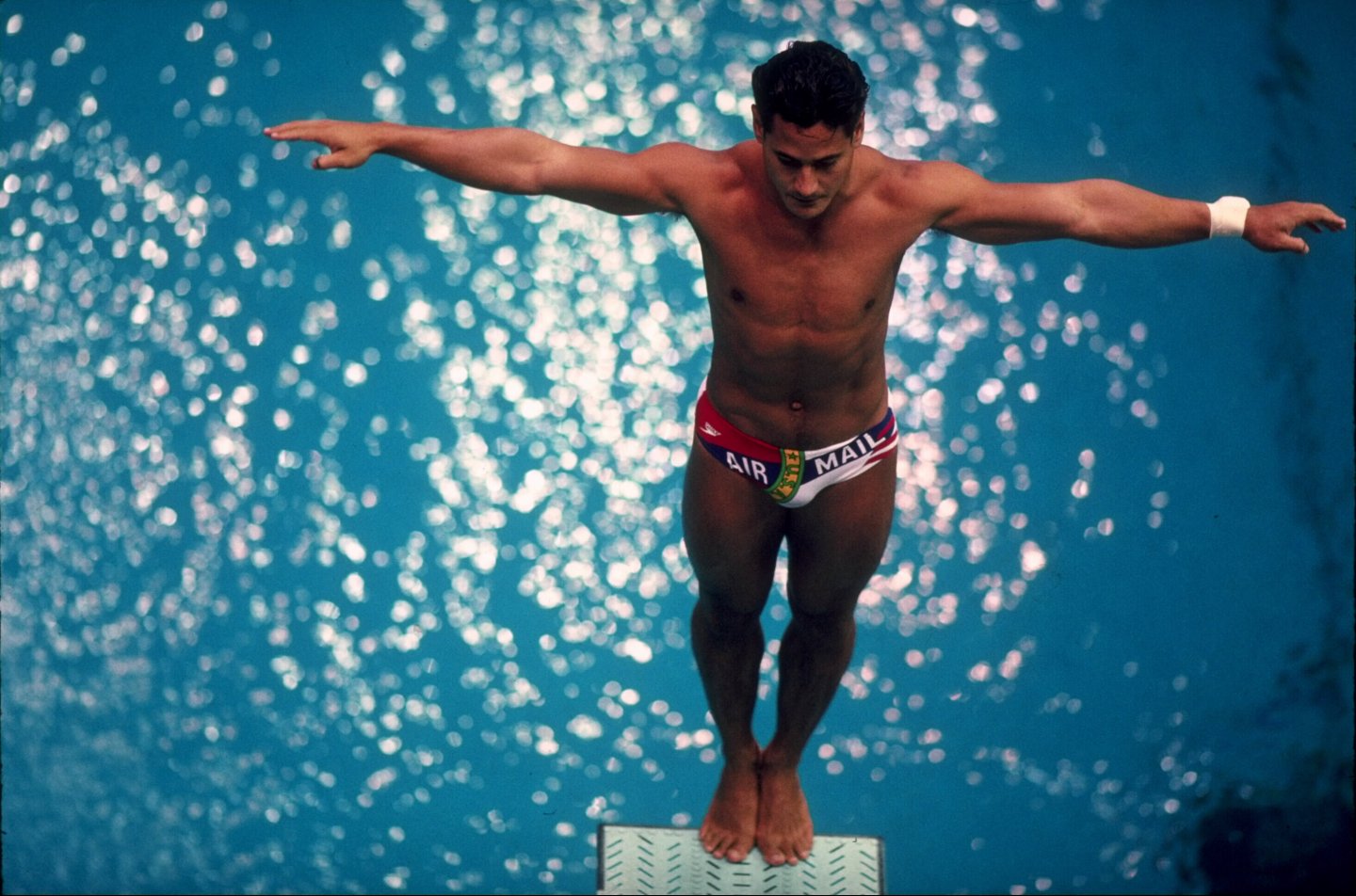 GREG LOUGANIS OF THE USA AT THE