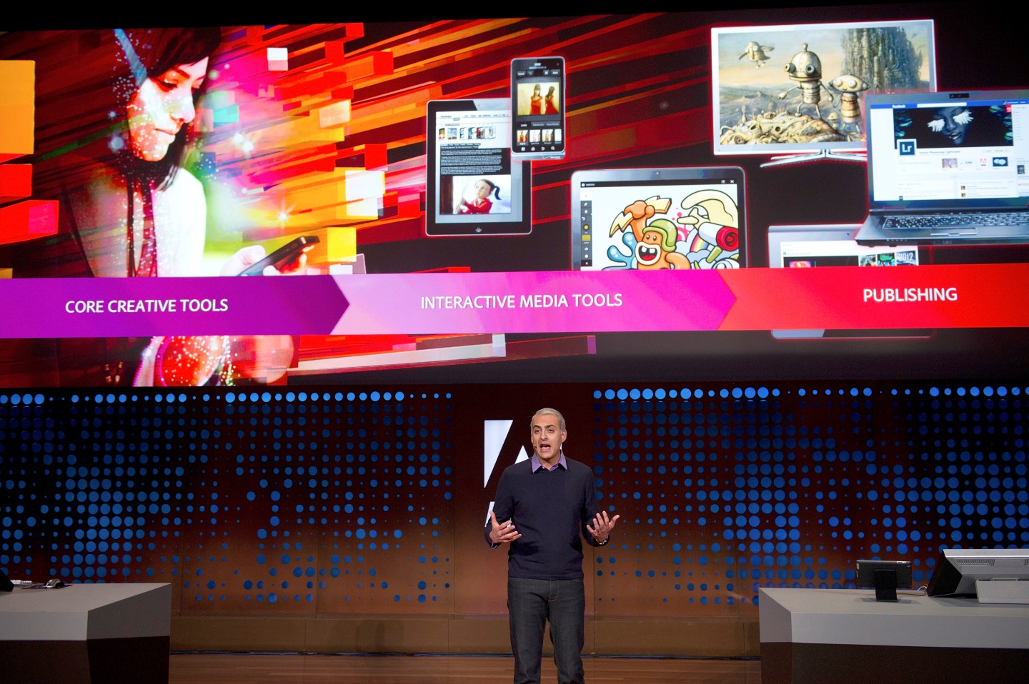 Adobe CEO Shantanu Narayen Launches Creative Suite 6 (CS6)