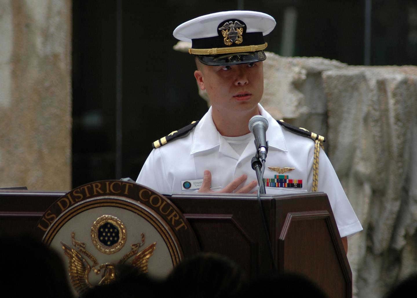 Naturalization ceremony