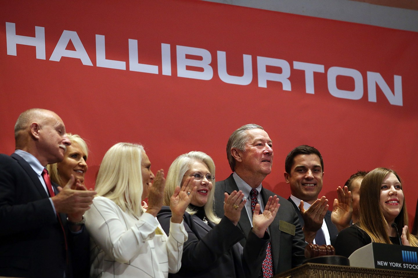 Halliburton CEO Rings NYSE Opening Bell On Company's 95th Anniversary