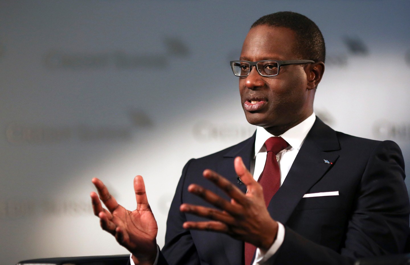 Tidjane Thiam, chief executive officer for Credit Suisse Group