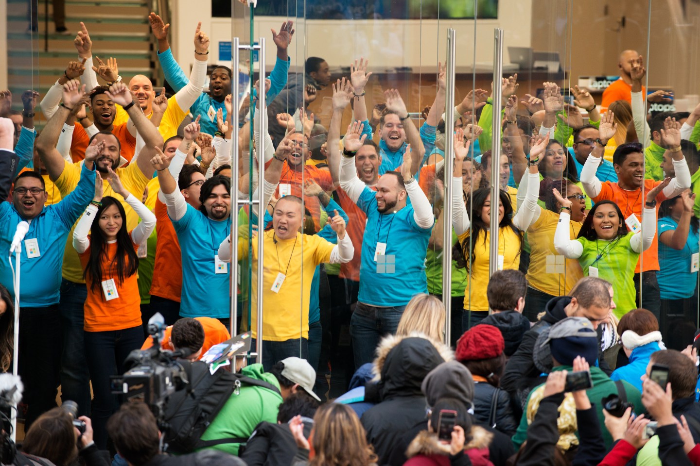 Microsoft Opens Flagship Store On New York's Fifth Avenue