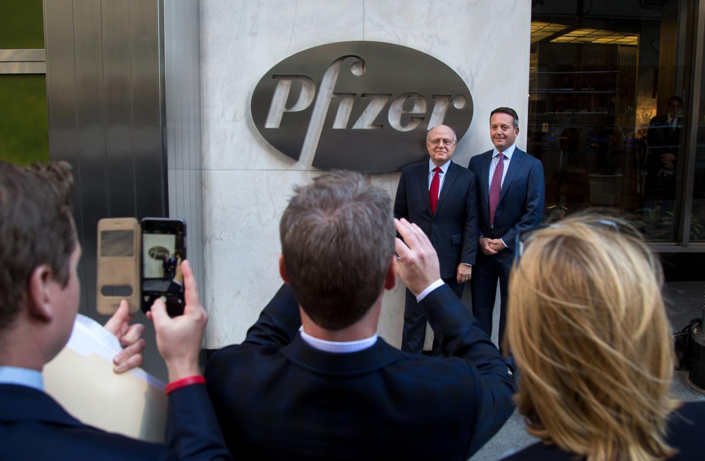 Pfizer Inc. Headquarters As They Agree To Combine With Allergan Plc In $160 Billion Deal