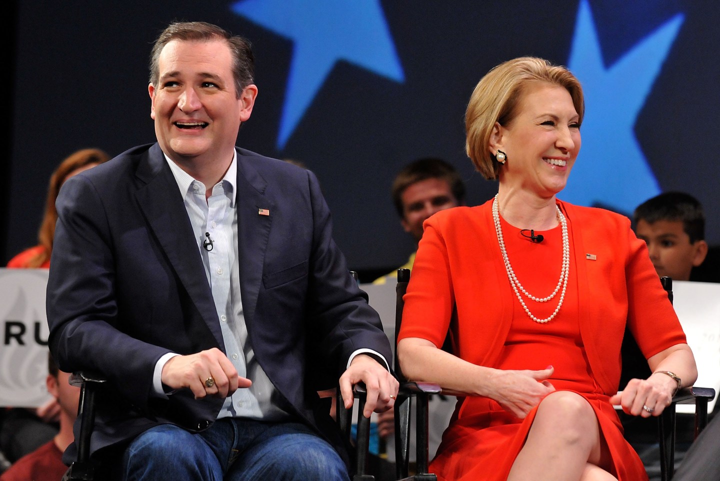 Carly Fiorina Joins Ted Cruz For Campaign Rally In Orlando