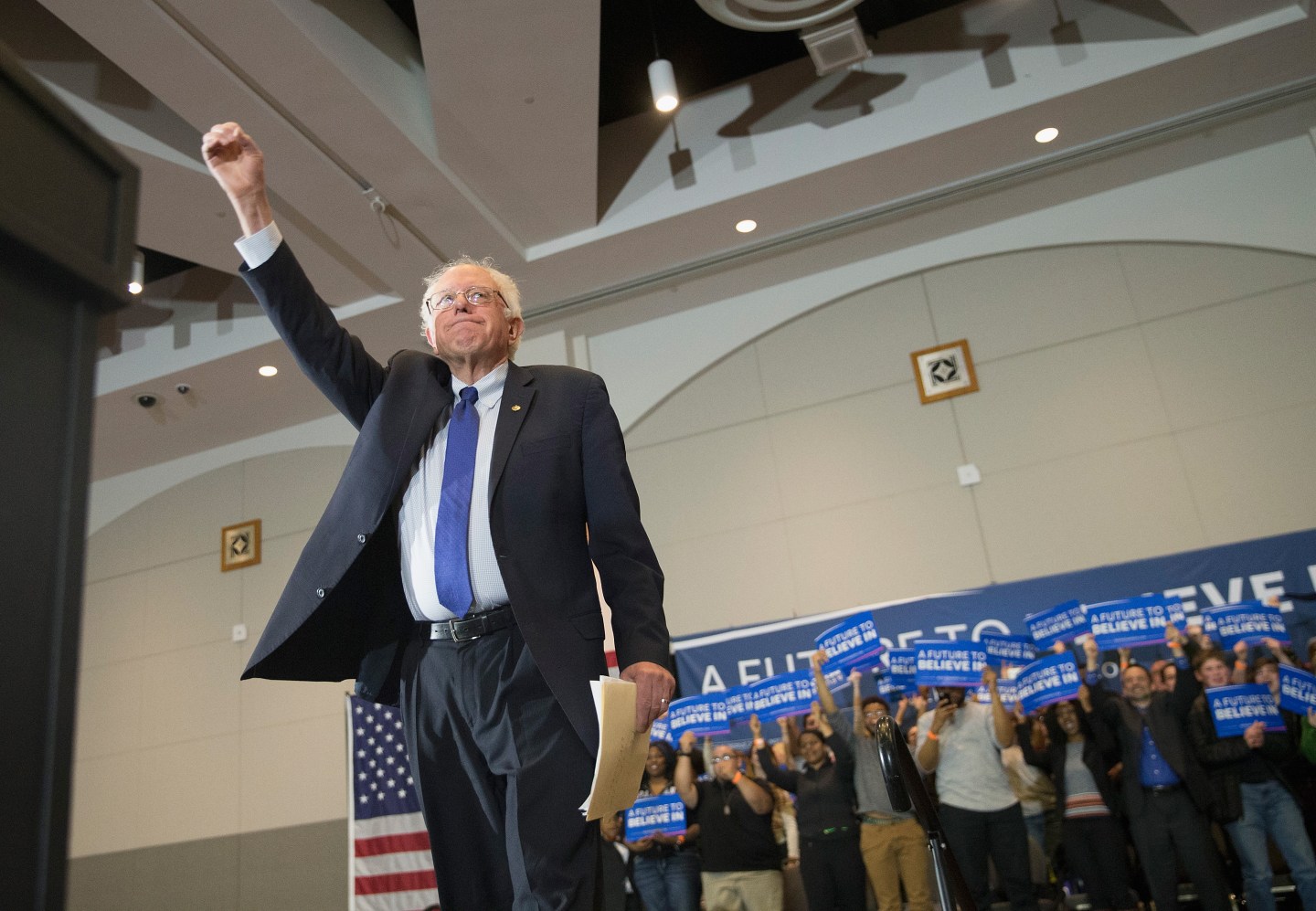 Bernie Sanders Holds Campaign Rally In Milwaukee Before State Primary