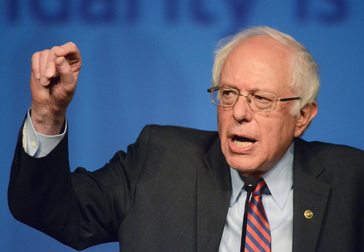 Democratic Presidential Candidate Bernie Sanders Campaigns At Pennsylvania's AFL-CIO Convention