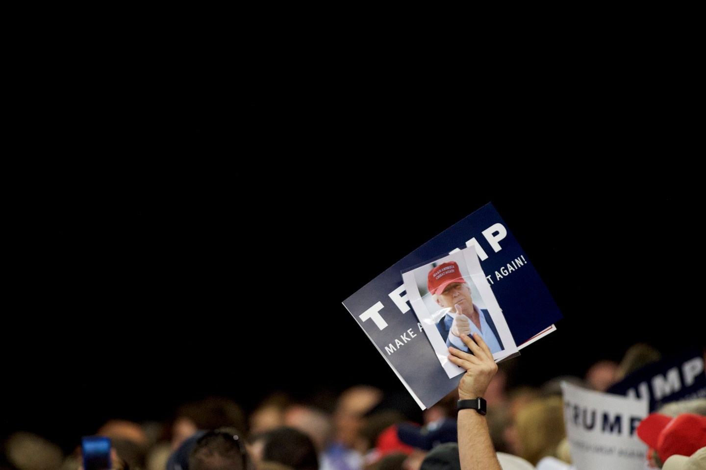 Donald Trump Campaigns In Harrisburg, Pennsylvania