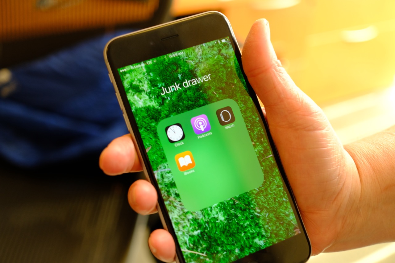 A junk drawer of unwanted apps on the iPhone