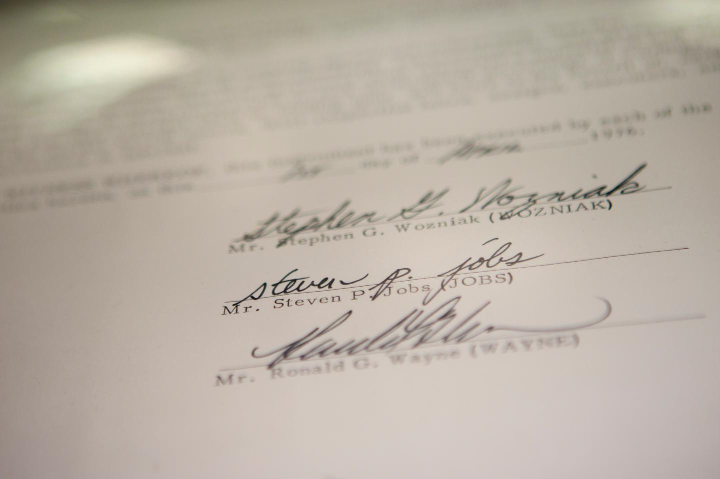 Apple Inc. Founding Partnership Agreement