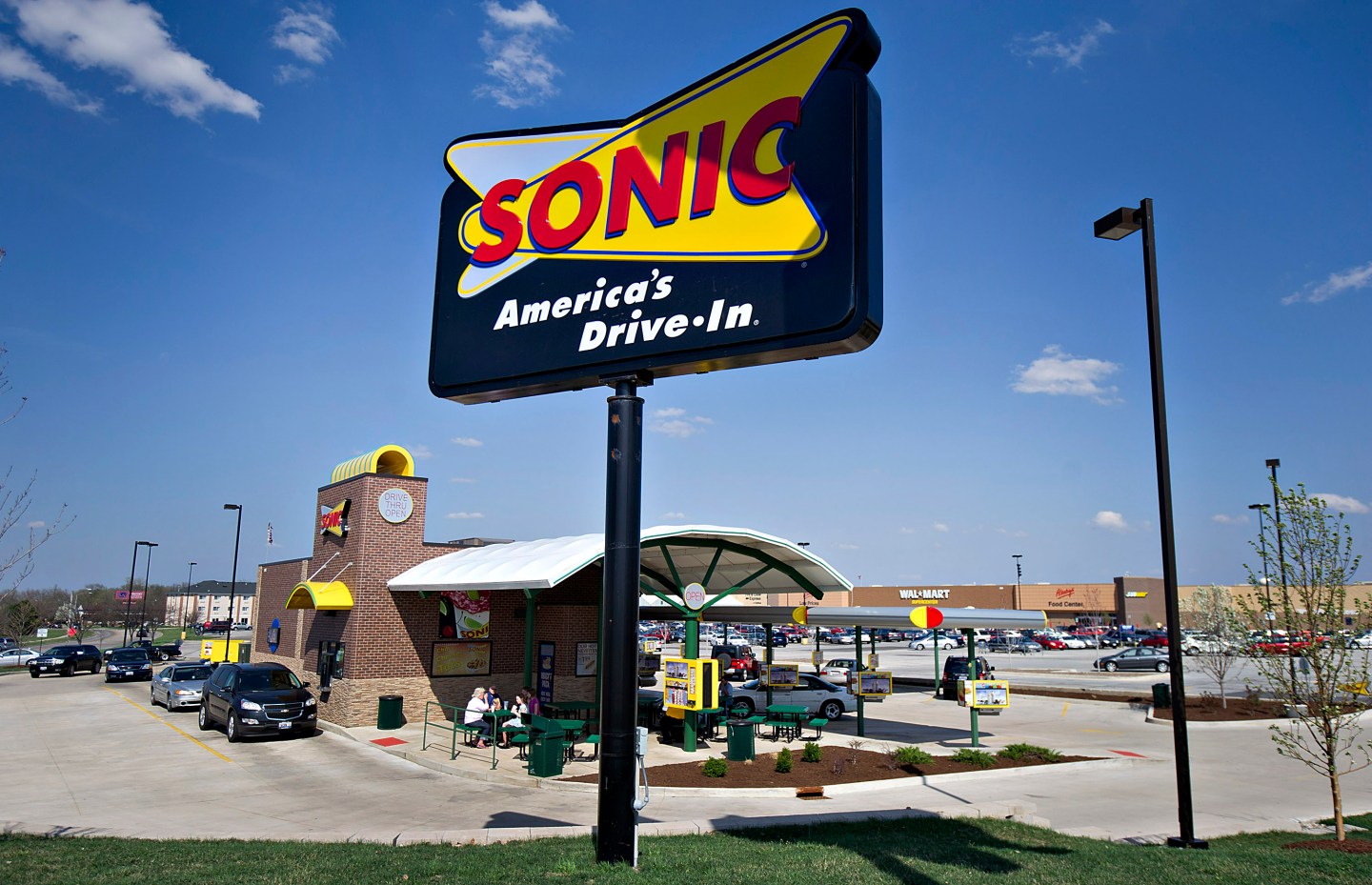 General Views From A Sonic Drive-In Ahead Of Earns Reports